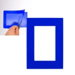 Фоторамка магнитная, синяя, 11,5х16,5х0,1см для фото 9х13см, пластик Синий