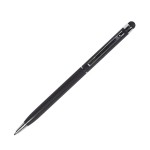 TOUCHWRITER, ручка шариковая со стилусом для сенсорных экранов, белый/хром, металл Черный