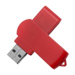 USB flash-карта SWING (16Гб), белый, 6,0х1,8х1,1 см, пластик Красный