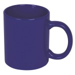 Кружка BASIC, 320мл, белый, тонкая керамика Синий