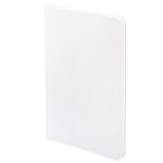 Бизнес-блокнот FUNKY SNOW, 130*210 мм, белый с голубым форзацем, мягкая обложка, блок в точку
