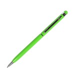 TOUCHWRITER, ручка шариковая со стилусом для сенсорных экранов, белый/хром, металл Зеленый