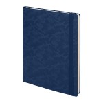 Бизнес-блокнот Tabby Biggy, гибкая обложка, в клетку, синий Темно-синий