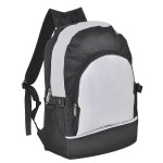 Рюкзак. зелёный с чёрным, 30х42х13, Полиэстер 600D+1680D, шелкография Серый