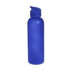 Бутылка для воды LIQUID 2, 550мл. матовая, белая, пластик Синий