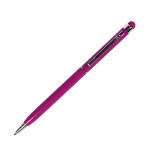 TOUCHWRITER, ручка шариковая со стилусом для сенсорных экранов, белый/хром, металл Розовый