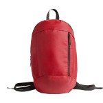 Рюкзак Rush, белый, 40 x 24 см, 100% полиэстер 600D Красный