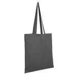 Сумка для покупок ECO 116, неокрашенный, 38х42 cм, 100% хлопок,116 гр/м2 Темно-серый