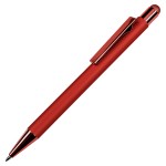 Ручка шариковая FACTOR COLOR со стилусом, зеленый, металл, пластик, софт-покрытие Красный