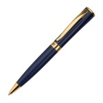 WIZARD GOLD , ручка шариковая, бордовый/золотистый, металл Синий