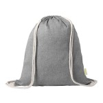Рюкзак KONIM, бежевый, 42x38 см, 100% переработанный хлопок, 120 г/м2 Черный
