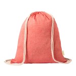 Рюкзак KONIM, бежевый, 42x38 см, 100% переработанный хлопок, 120 г/м2 Красный