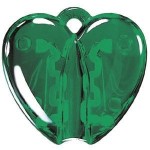 HEART CLACK, держатель для ручки, прозрачный желтый, пластик Зеленый