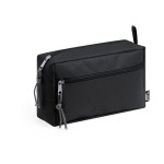 Косметичка KOPEL, белый, 21 x 13 x 8 см, переработанный полиэстер 600D/RPET Черный