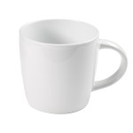 Кружка MILK , белый, 300мл, тонкая керамика, глянцевое покрытие