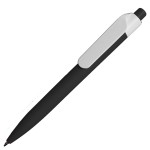 Ручка шариковая N16 soft touch, голубой, пластик, цвет чернил синий Черный