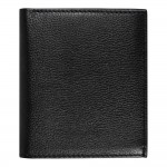 Кошелек с картхолдером для кредитных карт вертикальный Leather Plain из нат. кожи