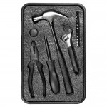 Набор инструментов Tools Baltimore черный 6 в 1 в пластиковом футляре