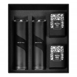 Набор подарочный Solution Prestige Quadro (мельница для специй Circle Joy Electric Grinder (2 шт), соль, перец)