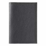 Обложка для паспорта Leather Sky Flotter Trend из натуральной кожи, темно-серая 402C