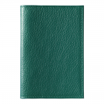 Обложка для автодокументов Leather Sky Flotter Sun из натуральной кожи, зеленая