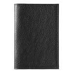 Обложка для автодокументов Leather Sky Flotter Sun из натуральной кожи, черная