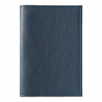 Обложка для автодокументов Leather Sky Flotter Sun из натуральной кожи, темно-синяя