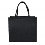 Сумка из джута Caravan Jute, размер 36*40*21 см, черный