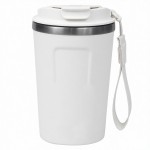 Термокружка Zencup вакуумная, стальная, 380 мл, белая