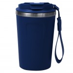 Термокружка Zencup вакуумная, стальная, 380 мл, темно-синяя