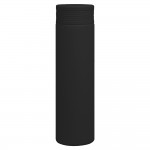 Термос Balance вакуумный стальной, 500 мл, пластиковая крышка, черный, матовый