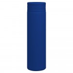 Термос Balance вакуумный стальной, 500 мл, пластиковая крышка, темно-синий, матовый