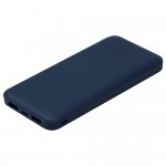 Внешний аккумулятор (powerbank) «Amper», 10 000 mAH, 5V 2.0 A, темно-синий