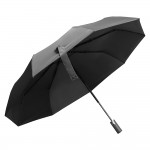 Зонт складной автоматический Forest Dolphin Bicolour, диаметр 100 см, радиус 23 дюйма, серо-черный