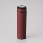 Термос «Confident» с покрытием soft-touch красный бургунди