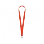 Ланъярд из RPET с карабином красный