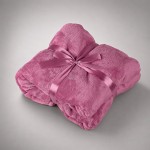 Плед мягкий флисовый «Fancy» пыльно-розовый