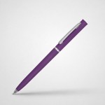 Ручка пластиковая шариковая «Navi» soft-touch фиолетовый