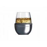 Тумблер для вина «WINE KUZIE» серебристый