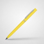 Ручка пластиковая шариковая «Navi» soft-touch желтый