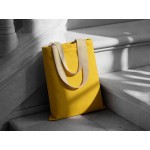 Сумка для шопинга «Steady» хлопковая с парусиновыми ручками, 260 г/м2 желтый