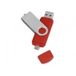 USB/micro USB-флешка на 16 Гб «Квебек OTG» красный