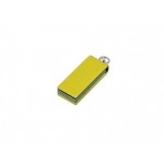 USB 2.0- флешка мини на 32 Гб с мини чипом в цветном корпусе желтый