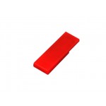 USB 2.0- флешка промо на 8 Гб в виде скрепки красный