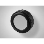 Набор из 25 инструментов «Tire» черный/серебристый