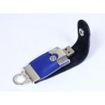 USB 2.0- флешка на 16 Гб в виде брелока синий