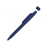 Ручка шариковая из переработанного пластика с матовым покрытием «On Top Recy» синий