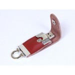 USB 2.0- флешка на 16 Гб в виде брелока коричневый