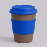 Стакан из бамбукового волокна «Café» серо-коричневый/синий