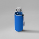 Бутылка для воды «Pure» c чехлом синий